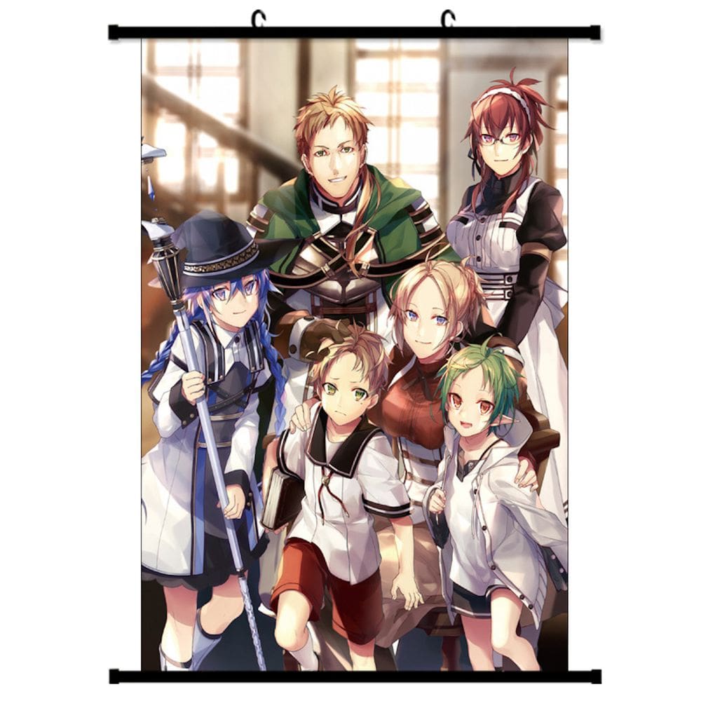 Pintura de parede em tela Mushokus Tenseis Sylphiettes Anime