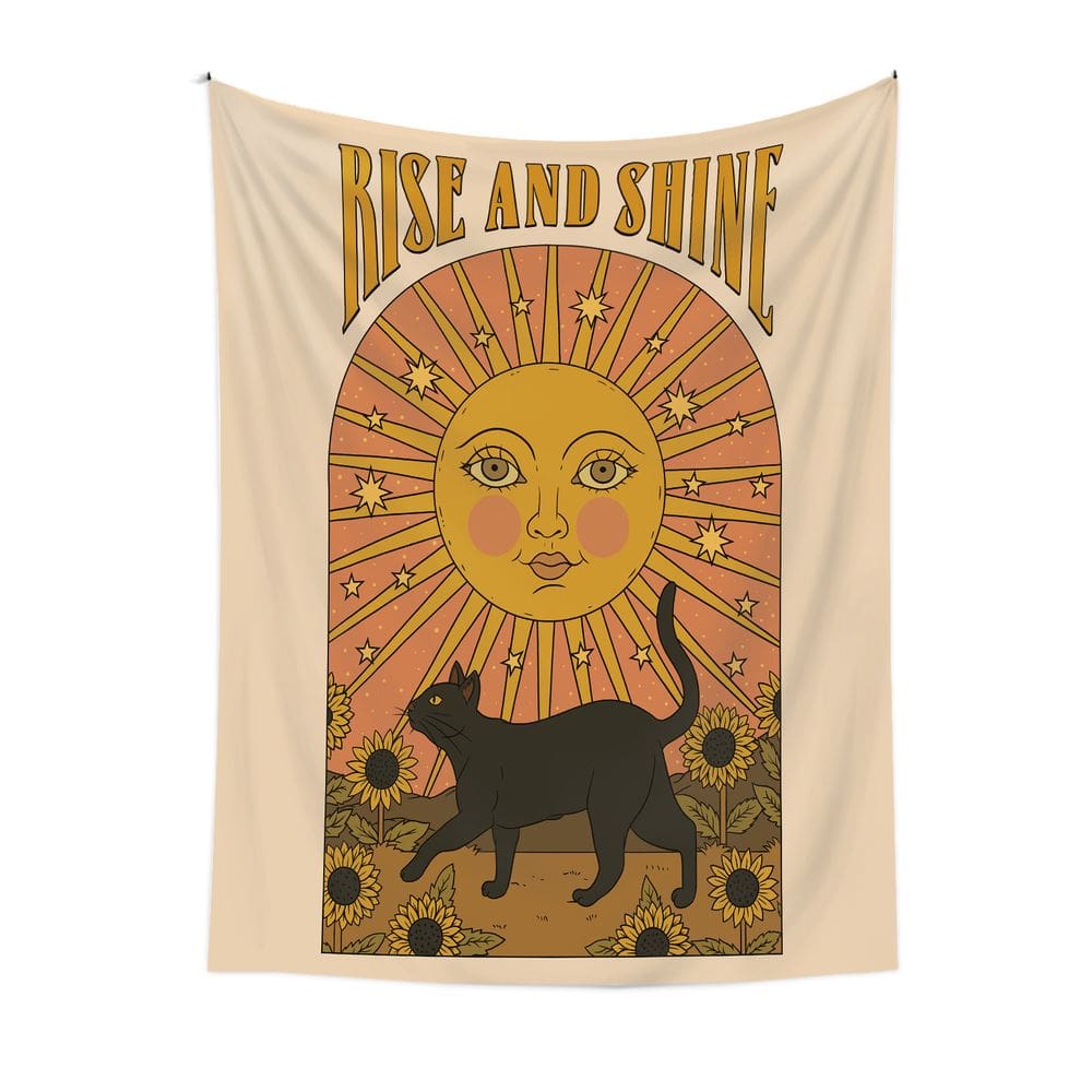 Tapeçaria Rise And Shine Wall 150x130cm de fibra de microtecido