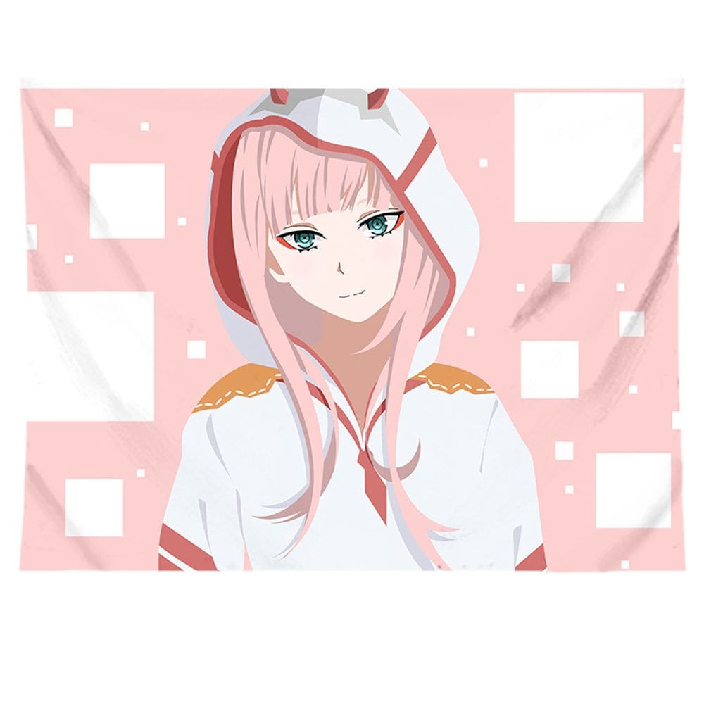 Tapeçaria de parede Darlings in Franxxs Zeros Two 150x130cm