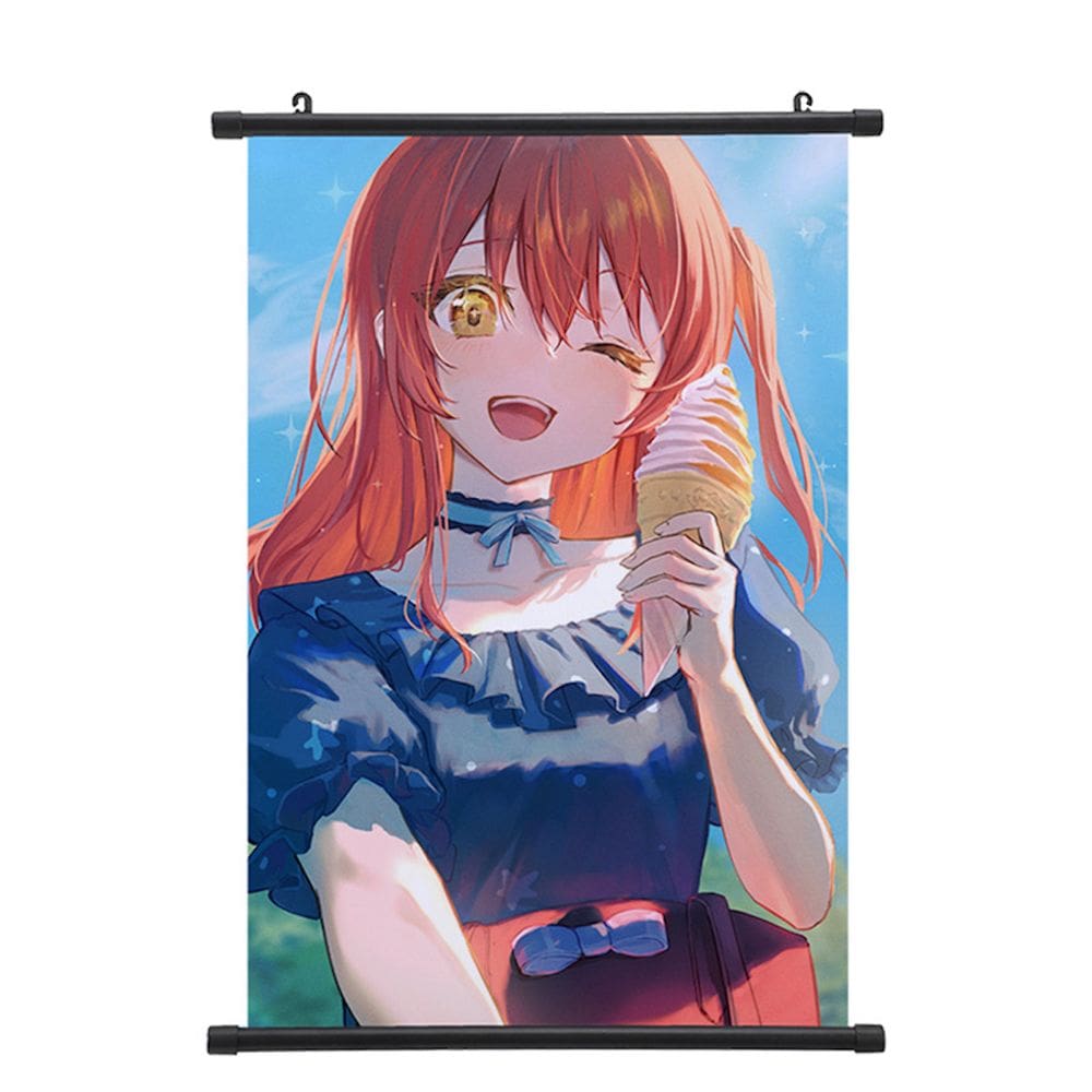 Arte de parede em tela Bocchis Rocks Gotohs Historis Kitas Ikuyos Anime