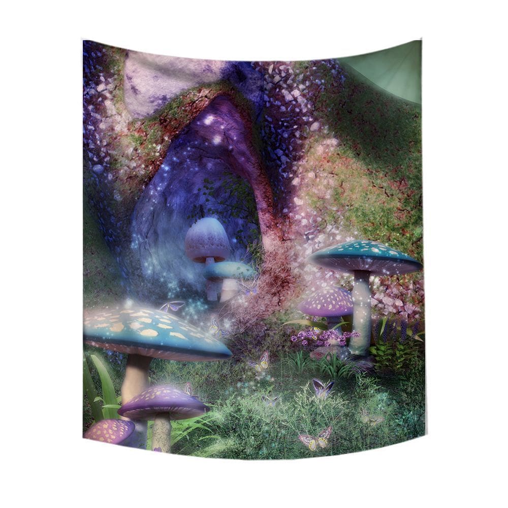 Estética de sala de parede Tapestry Dream Mushroom 150x130cm