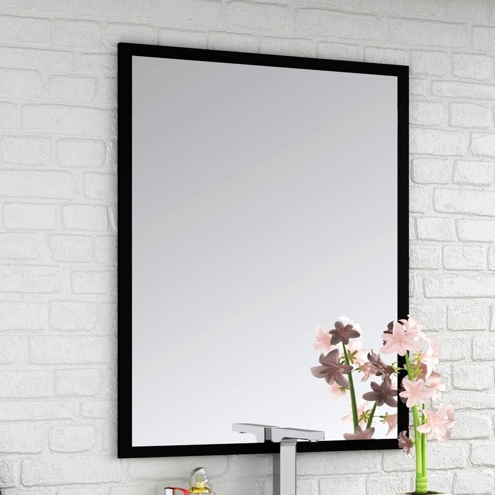 Espelheira para Banheiro Urban Pietra 60cm Preto