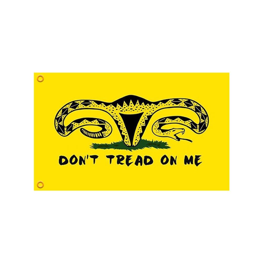 Tapeçaria Don`t Tread On Me Wall 150x90cm de fibra de microtecido