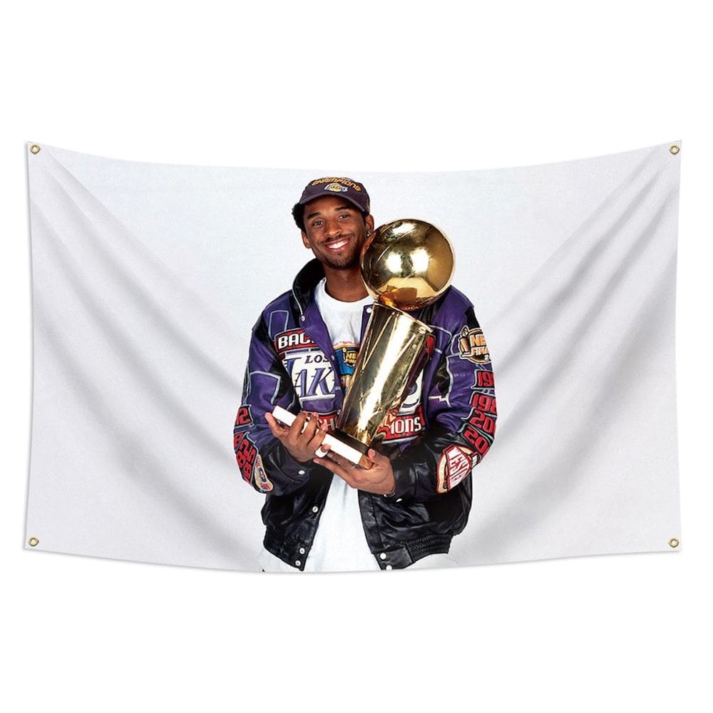 Tapeçaria Kobe Bryant Flag Art Anime Wall Pendure 90x150cm