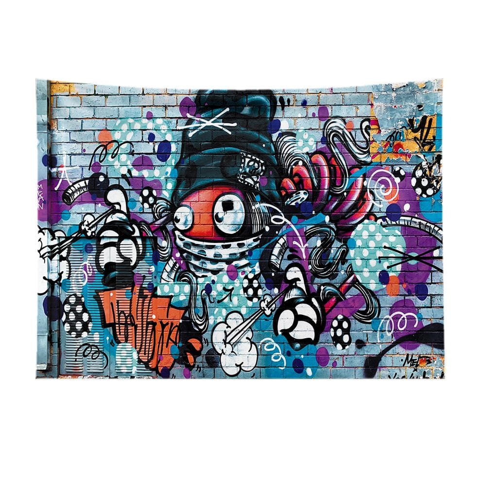 Estética de sala de parede Tapestry Street Graffiti 200x150cm