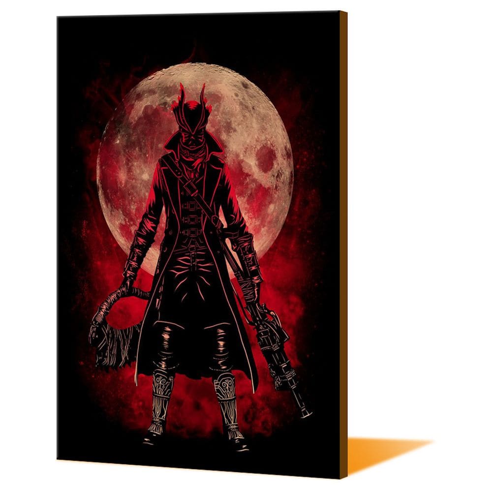 Pôster de pintura de parede em tela Bloodbornes Anime 40x60cm