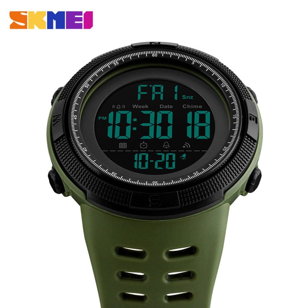 Relógio Skmei 1251 Á Prova D`água 50m Digital Esporte Shock