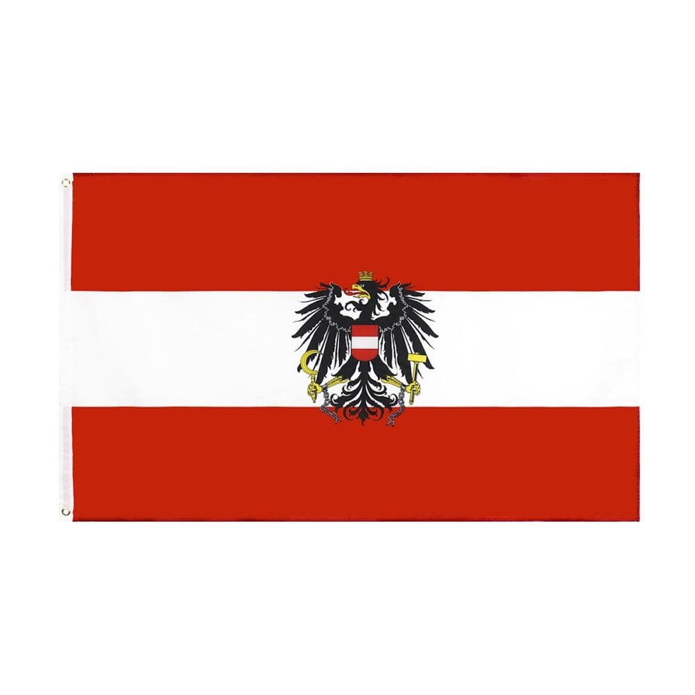 Tapeçaria Austrias Nationals Emblems Flag Art 150x90cm