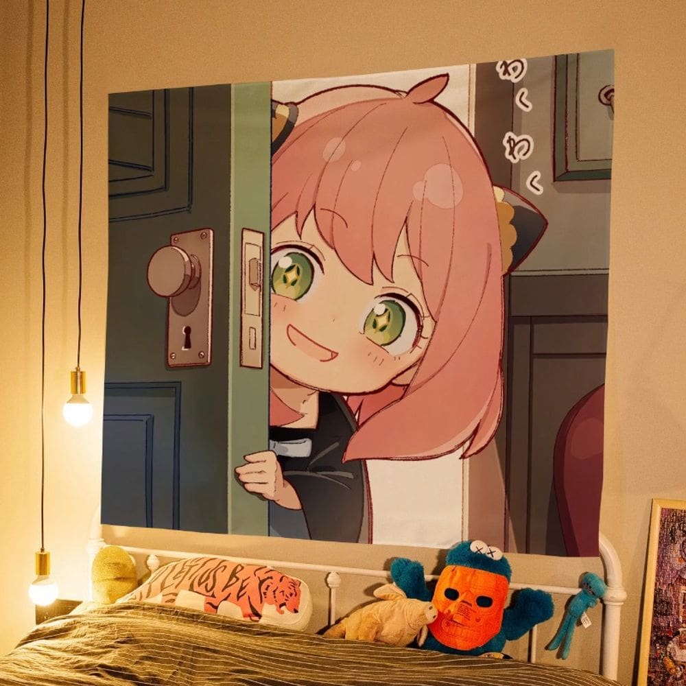 Tapeçaria de parede Spys Familys Anyas Forgers 150x130cm, microtecido