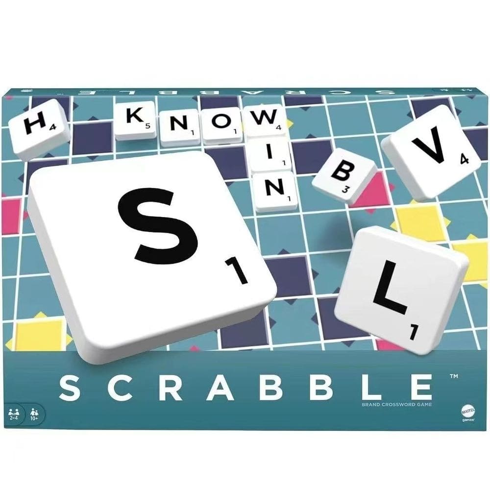 Jogo de cartas Scrabbles Fun Family para adultos, adolescentes e crianças