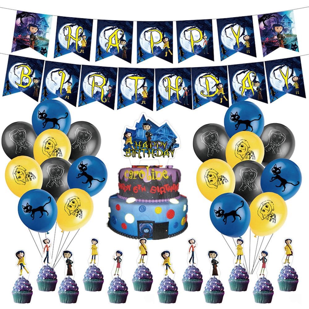 Kit de balões: balões de látex Coralines, 32 unidades com bolo de banner