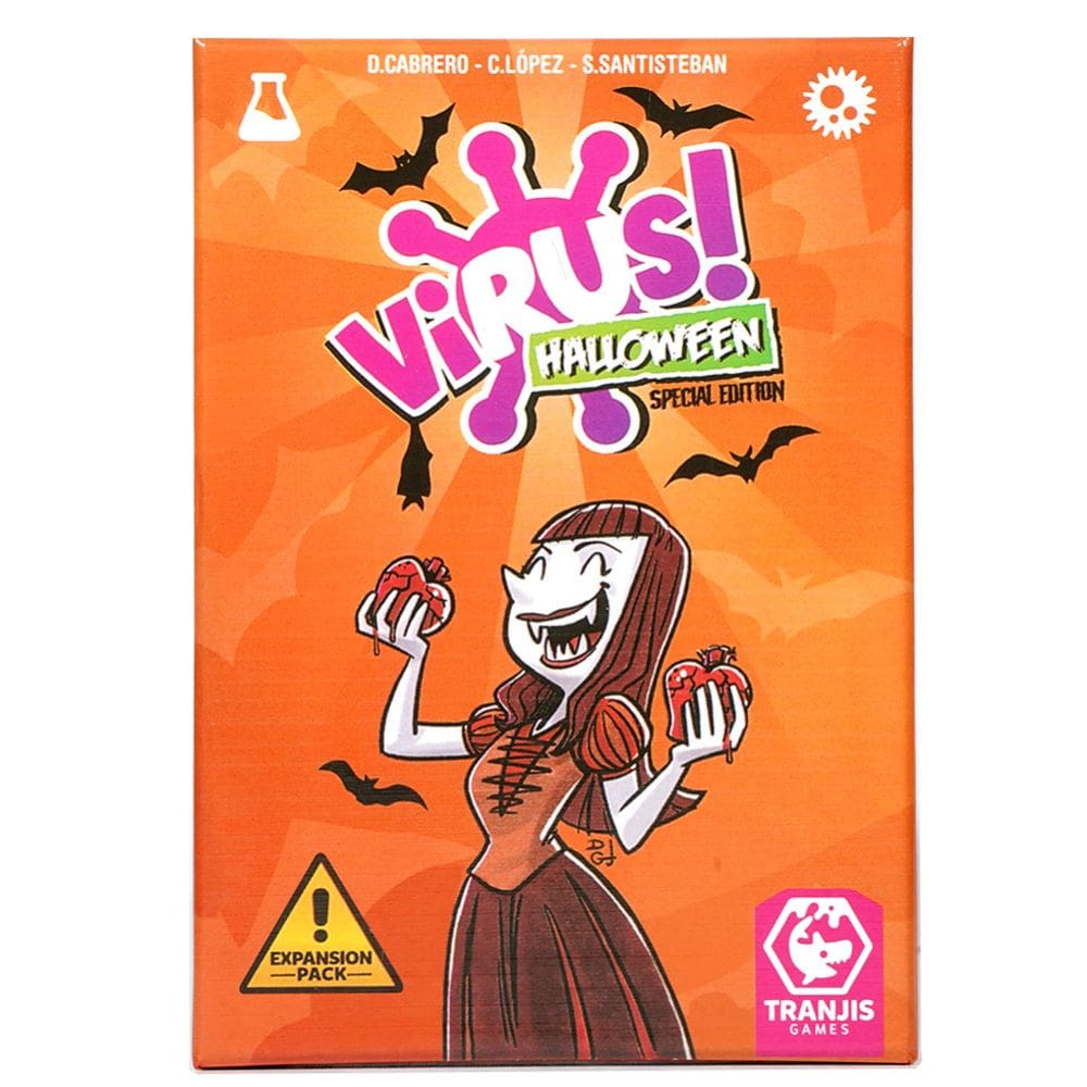 Vírus de jogos de cartas, Halloween, família divertida para adultos, adolescentes e crianças