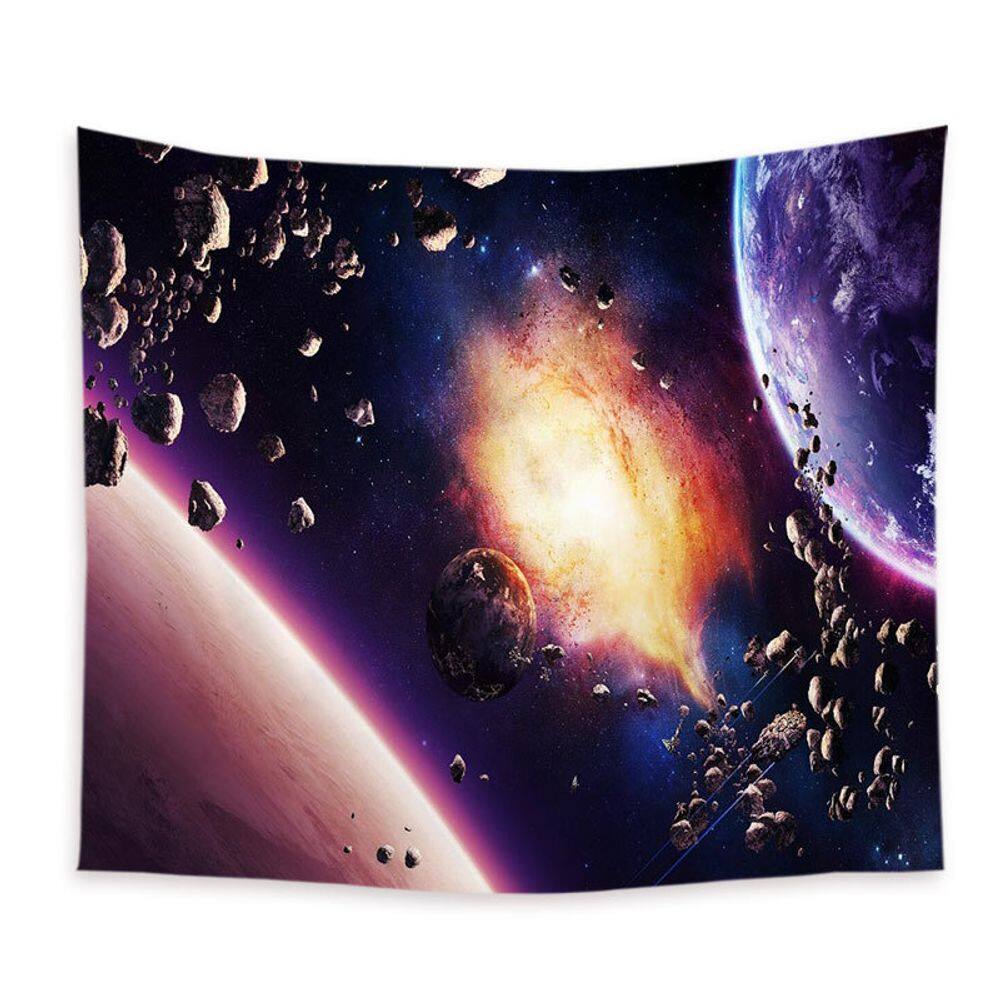 Tapeçaria Universe Starry Sky Planet Microfabric 150x150cm