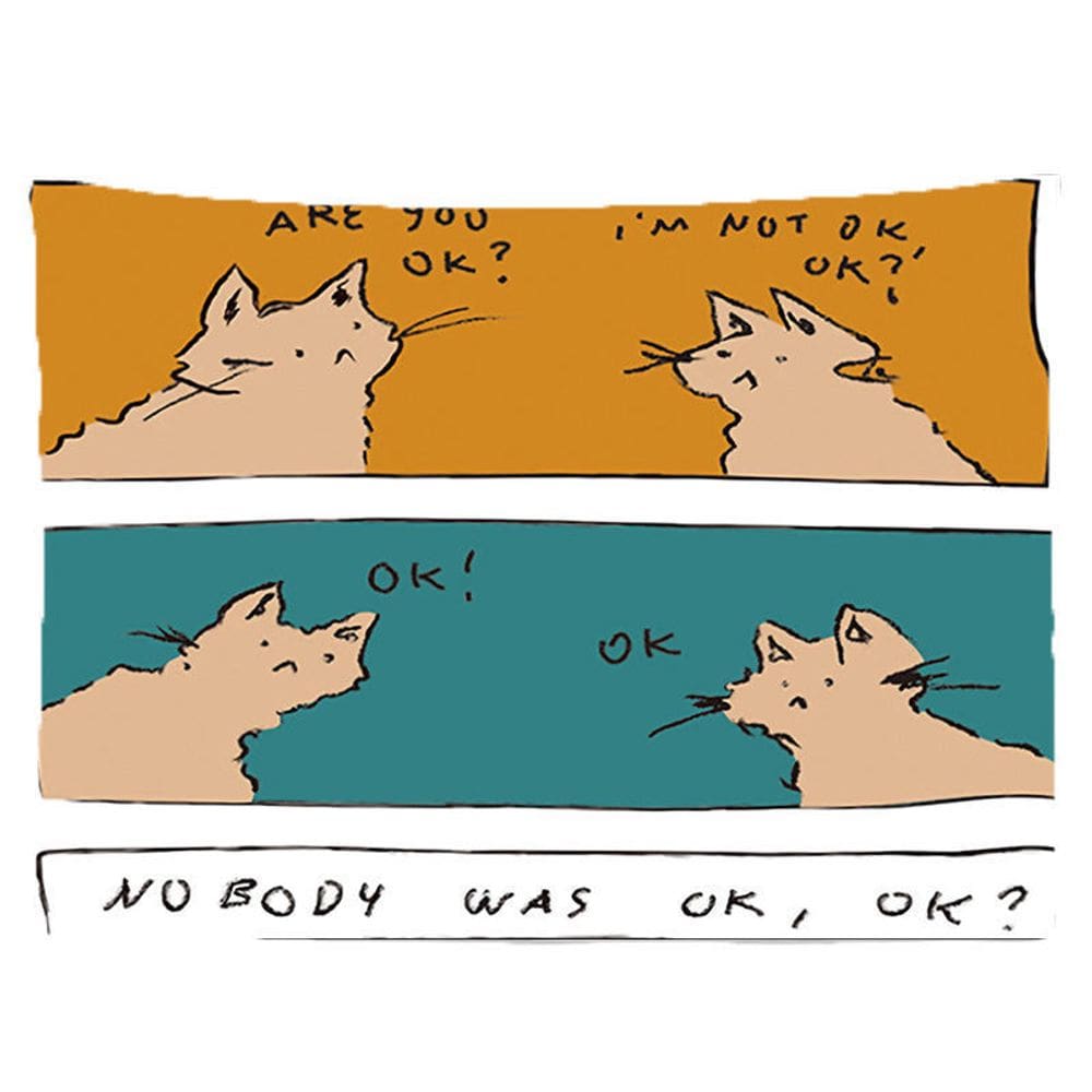 Tapeçaria Nobody Was Ok Dog Microfabric 150x130cm