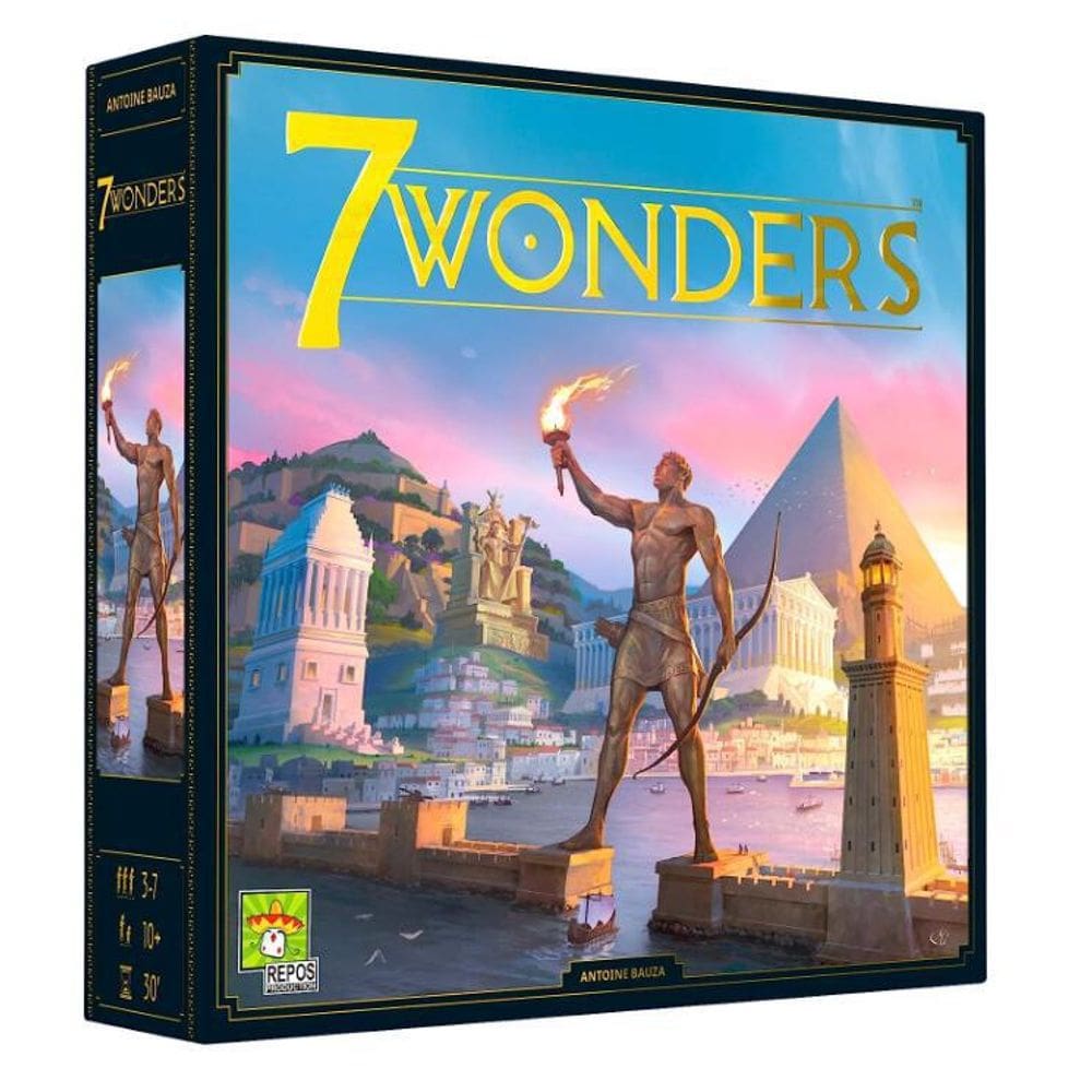 Jogo de cartas 7 Wonders Fun Family para adultos, adolescentes e crianças