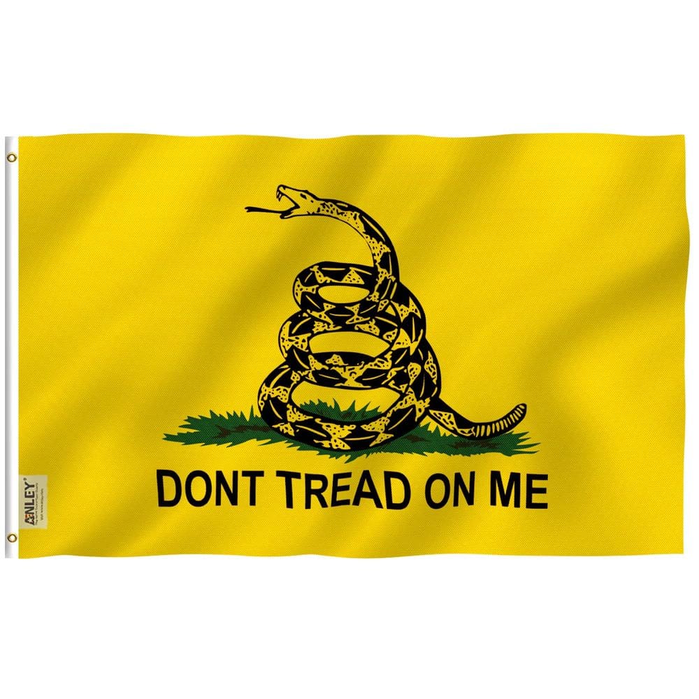 Bandeira Anley Don`t Tread On Me 90x150cm Poliéster