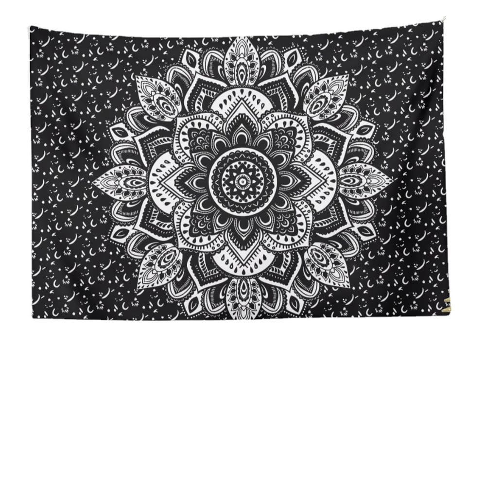 Tapeçaria Mandala Wall 150x130cm de fibra de microtecido