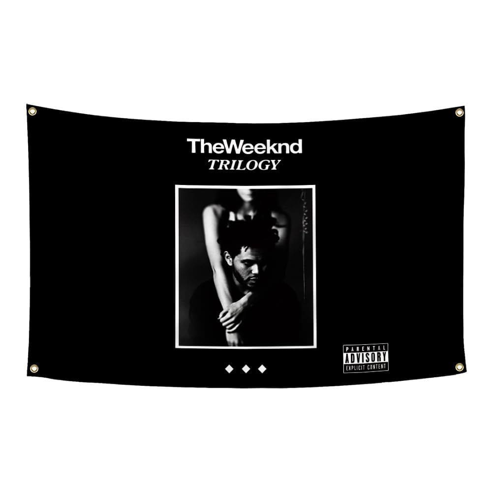 Tapeçaria de parede Weeknd Trilogy, microtecido 150x90cm