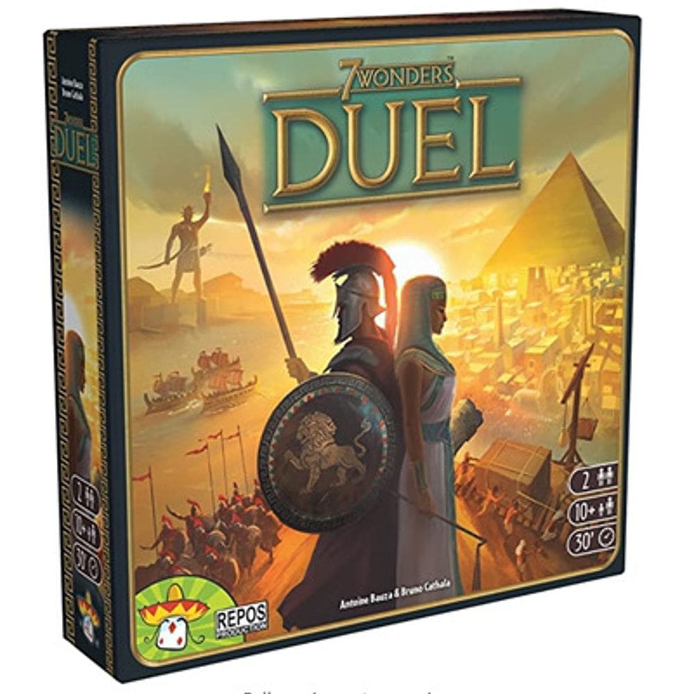 Jogo de cartas 7 Wonders Duels para adultos, adolescentes e crianças