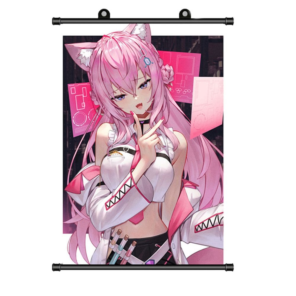 Pôster de arte de parede em tela Nakiris Ayames Anime 40x60cm