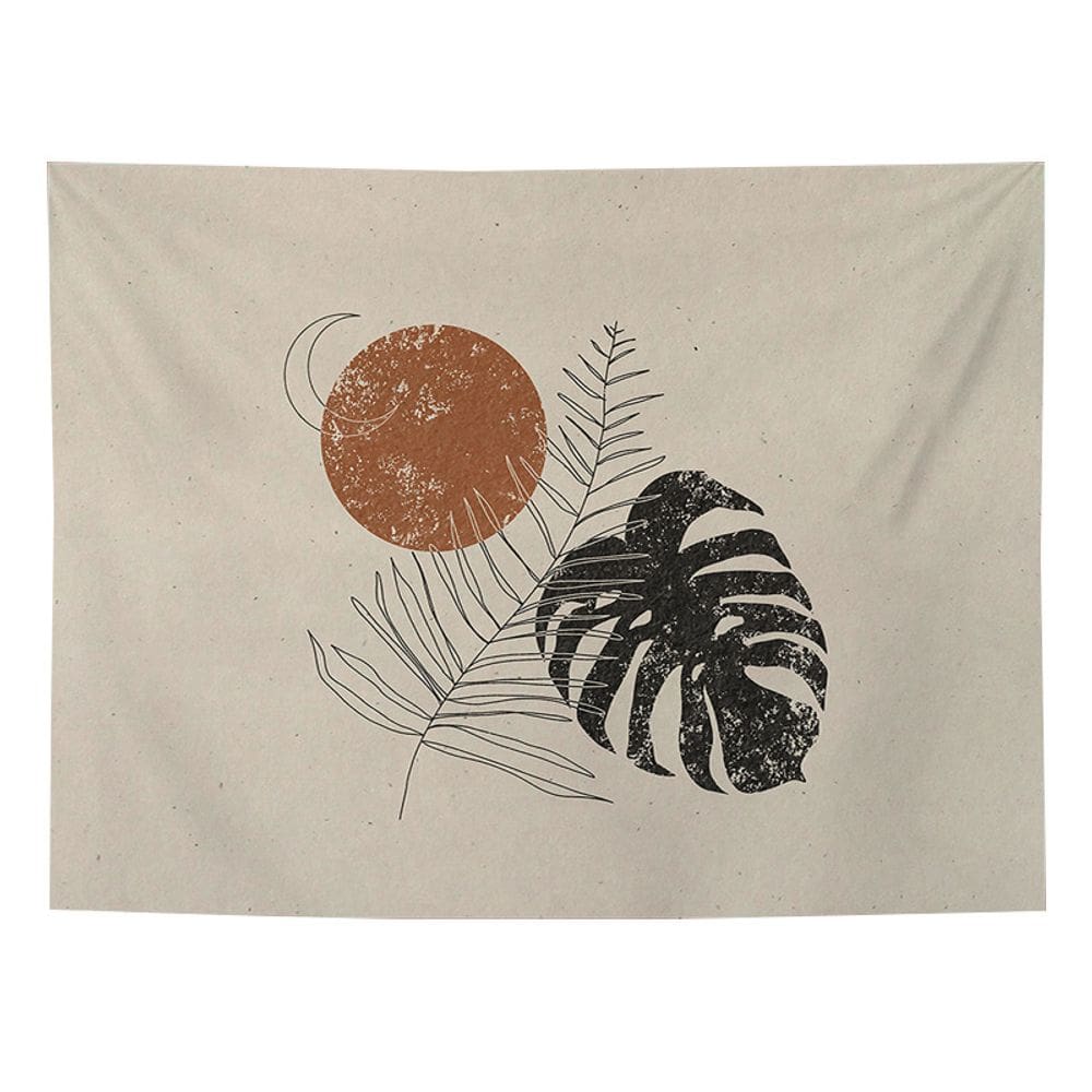 Tapeçaria de parede Moon Leaves Microfabric 150x130cm