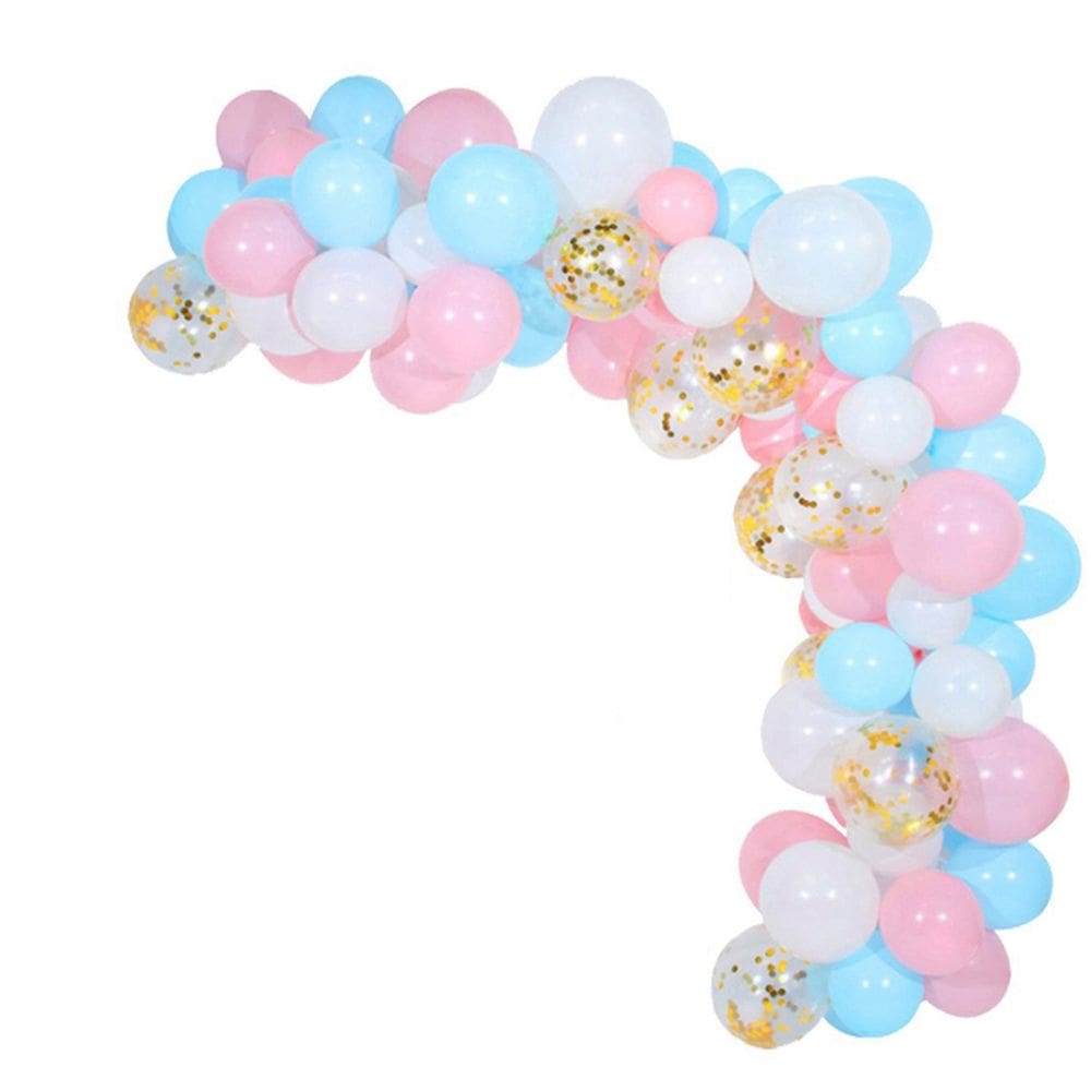 Kit de balões Birthday Arch 113 unidades coloridas com látex de confete