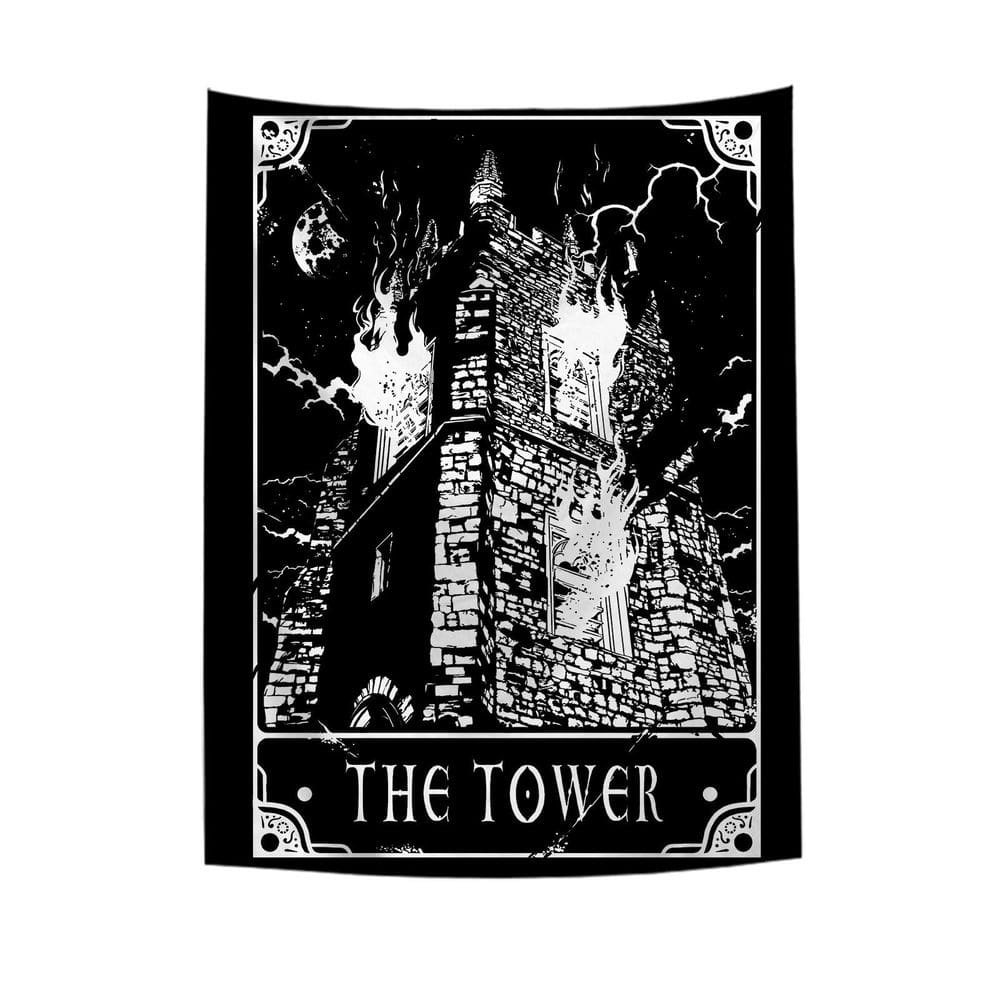 Tapeçaria, torre suspensa na parede, sala estética, 150x130cm, microtecido