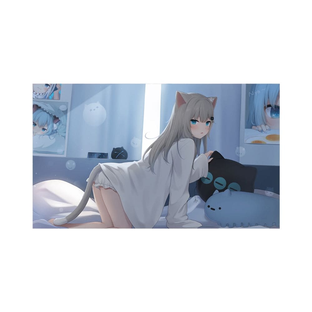 Tapeçaria Nekohas Shizukus Wall Room Aesthetic 155x85cm, microtecido