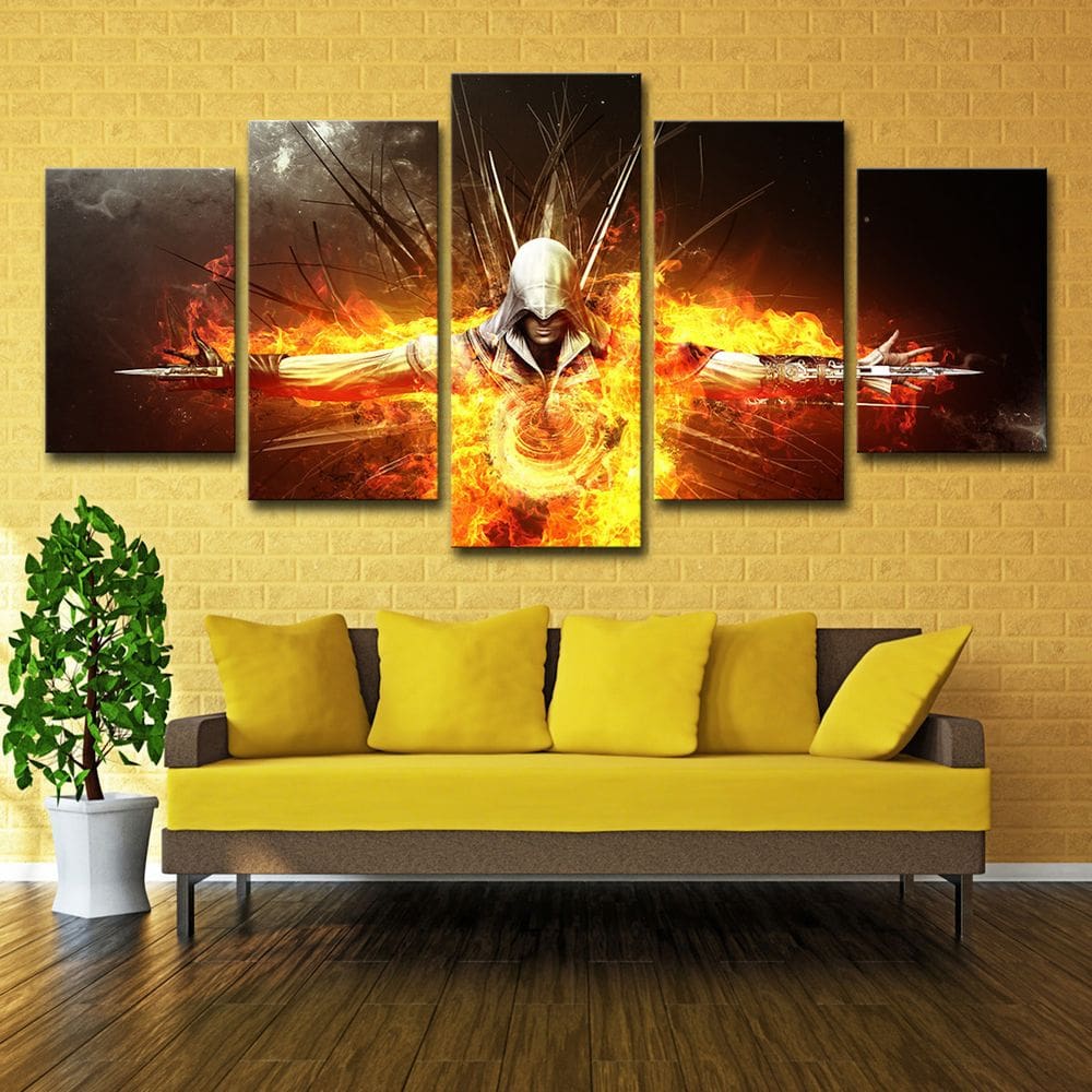 Pôster de pintura de parede em tela Altairs in Laahads Anime