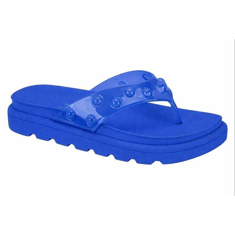 Chinelo Casual Vizzano Tira Transparente Royal