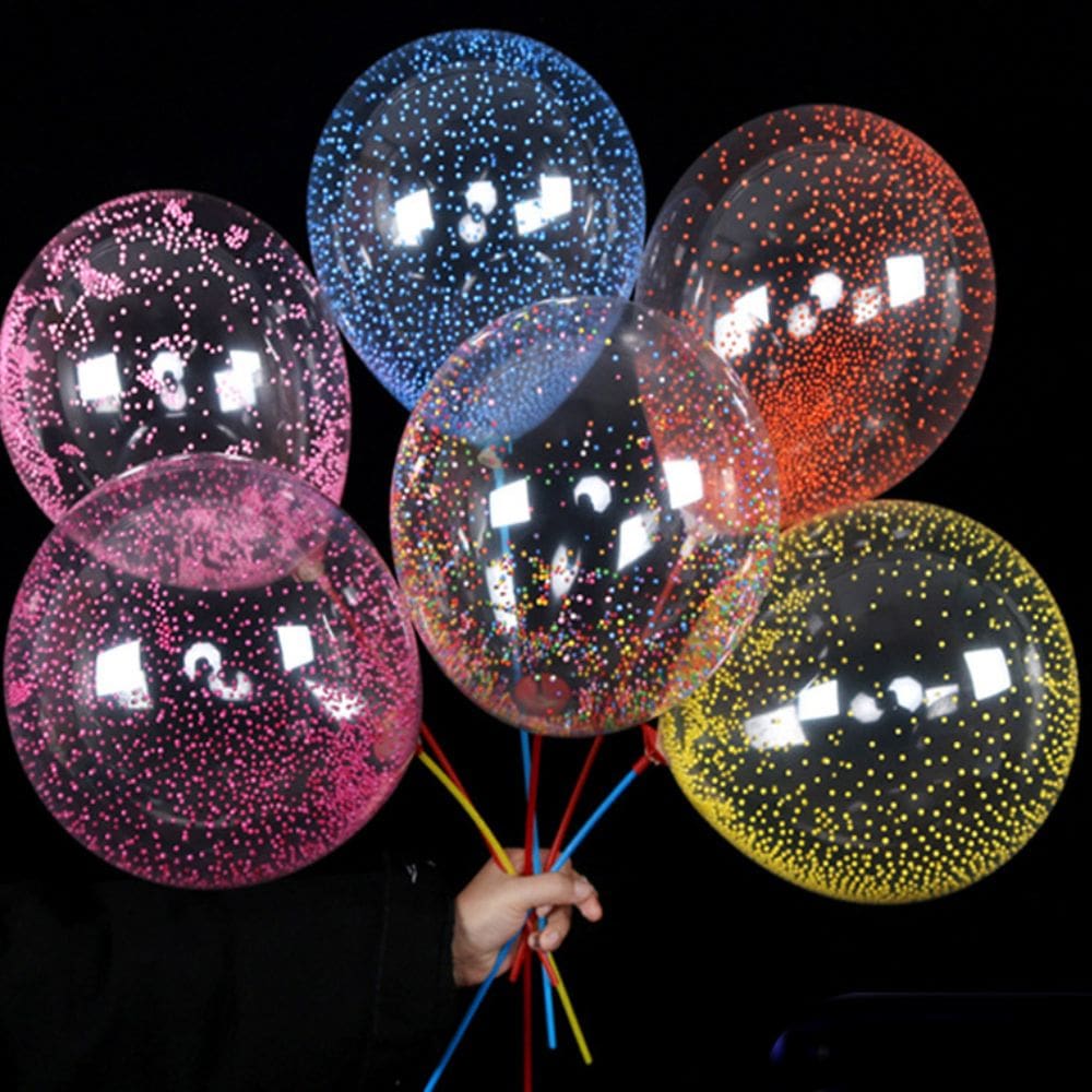 Balões com iluminação LED Party Flashing Magic Bubble Ball x50