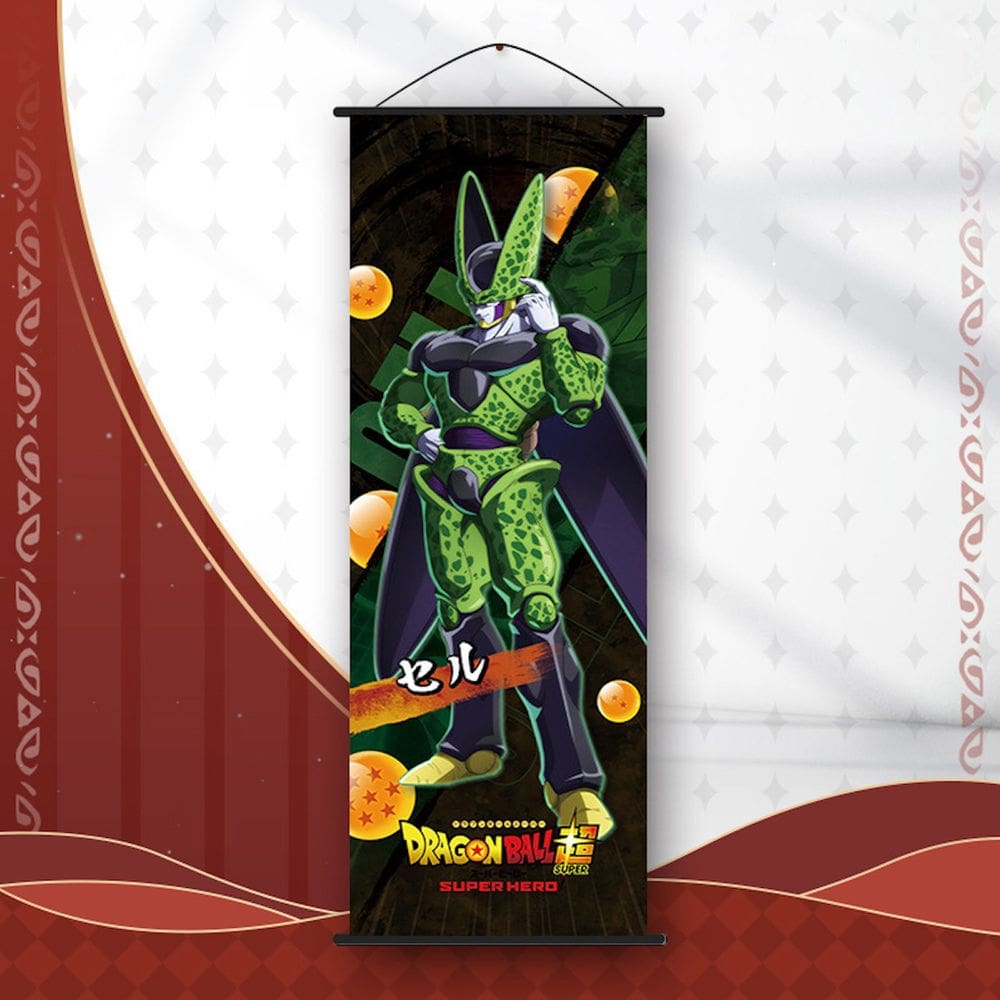 Pôsteres de pintura de parede em tela Cells Anime 25x75cm