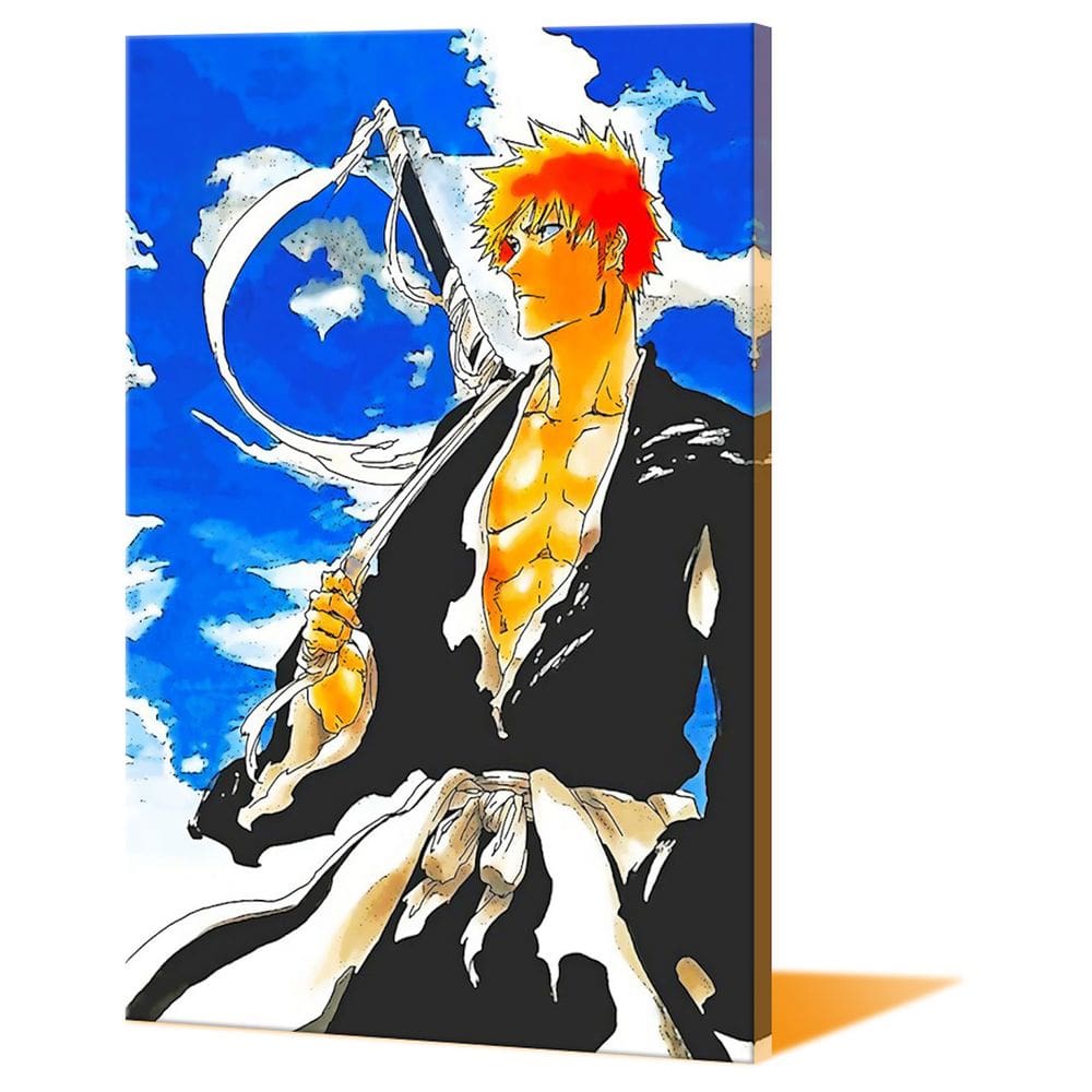 Pintura de parede em tela Bleachs Kurosakis Ichigos Anime