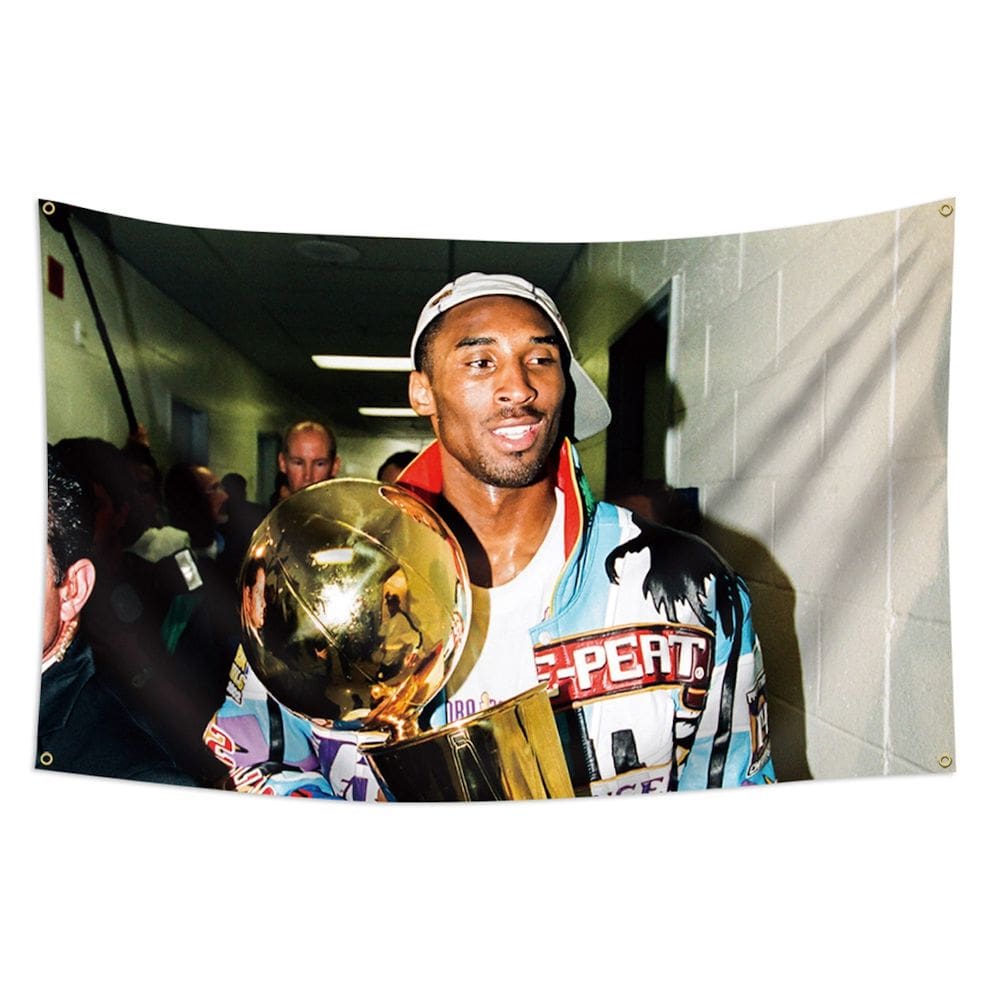 Tapeçaria Kobe Bryant Flag Art Anime Wall Pendure 90x150cm
