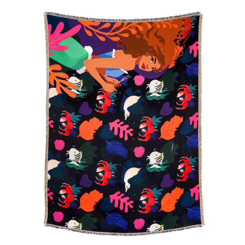 Tapeçaria Mermaids Wall Microfabric Fiber 180x130cm