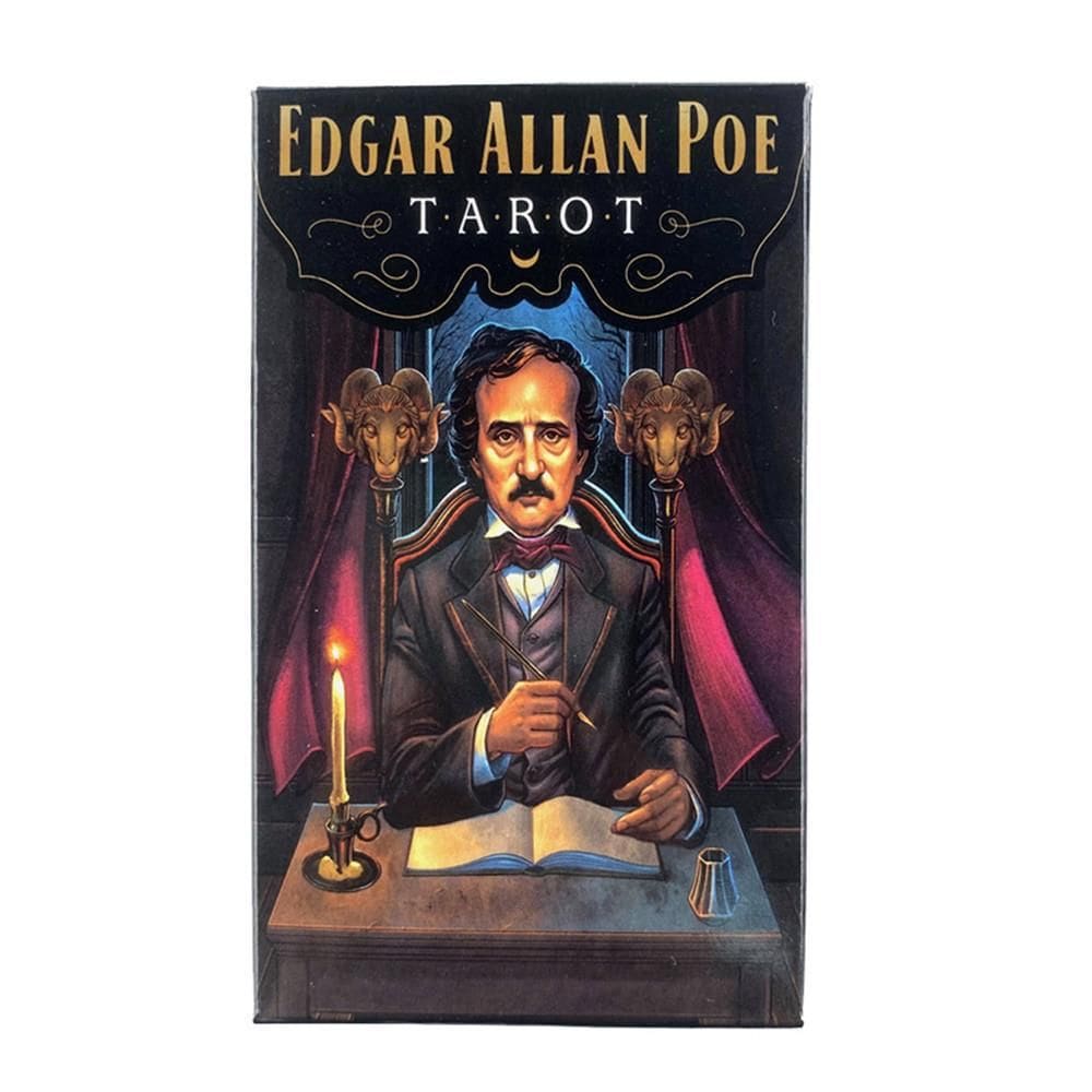 Jogo de cartas Edgar Allan Poe Tarot Deck para festa familiar