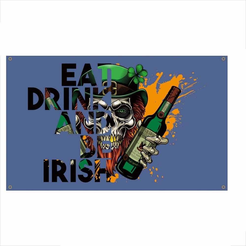 Banner de Halloween, tapeçaria de arte da bandeira mexicana do Dia dos Mortos