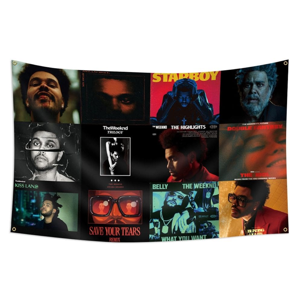 Tapeçaria Weekends Flag Art Anime Wall Pendure 90x150cm