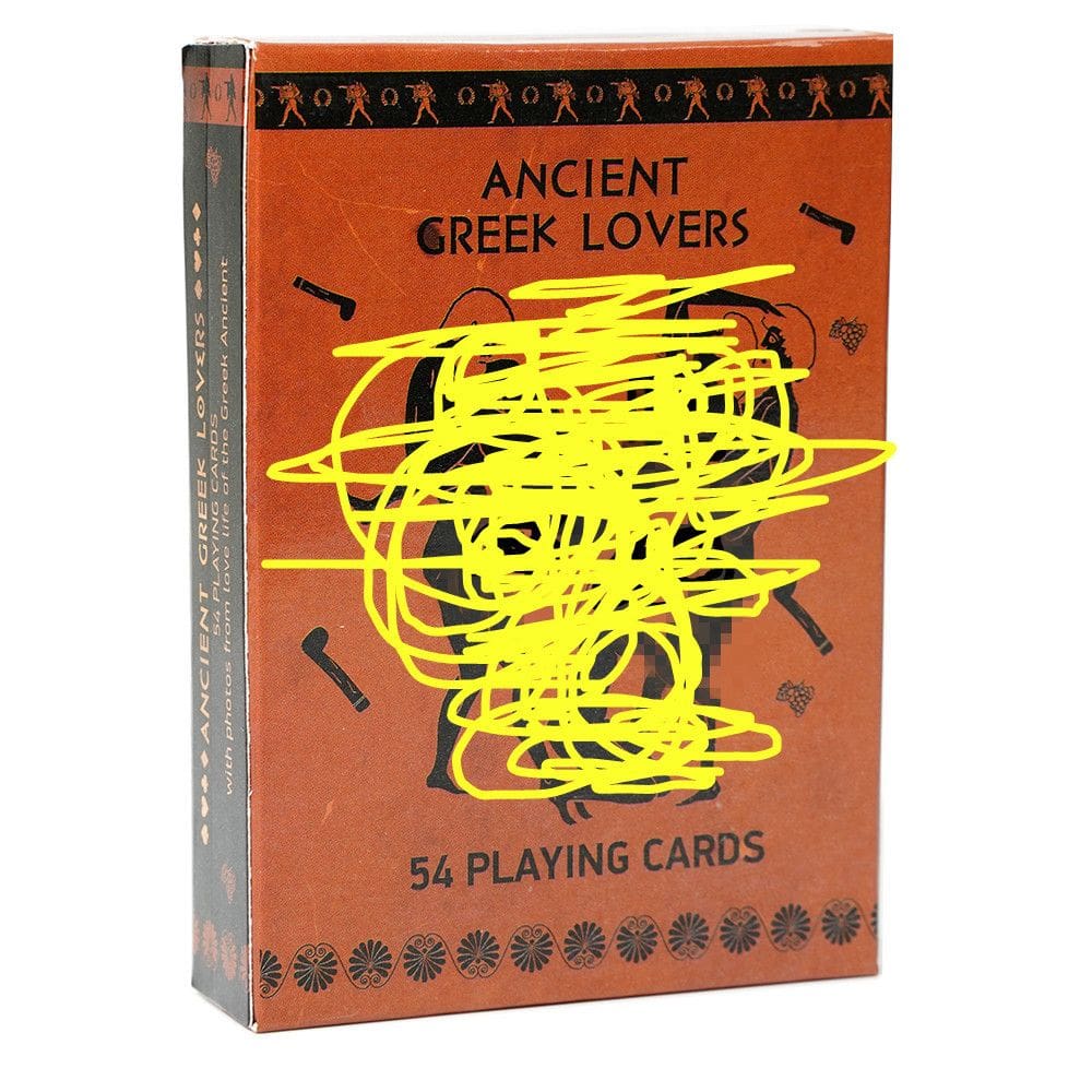 Jogo de cartas Ancient Greek Lovers Tarot Deck para festa em família