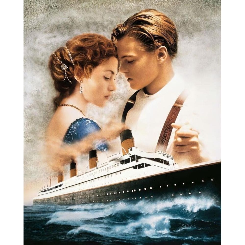 Pôster de decoração de parede Anime Titanic Leonardo DiCaprio