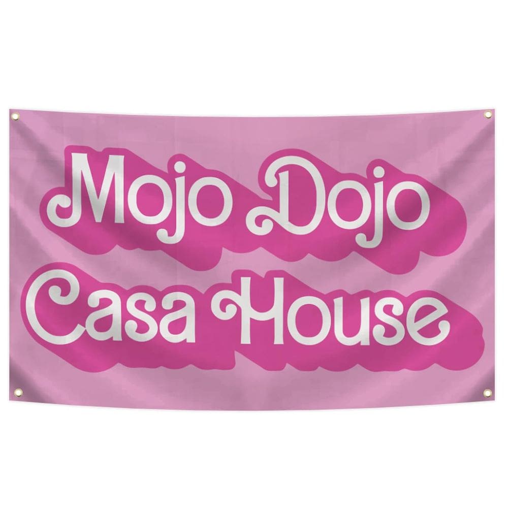 Tapeçaria Mojo Dojo Casa House Wall 150x90cm em microtecido