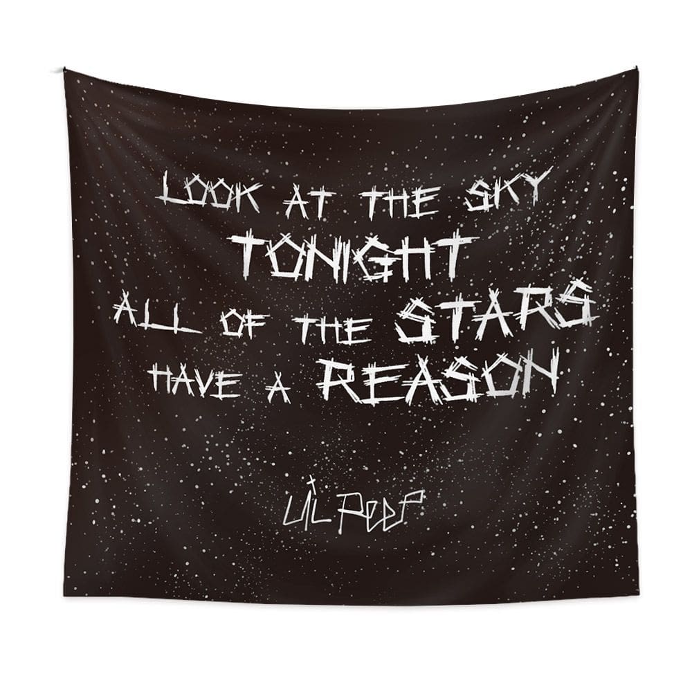 Tapeçaria de parede Look At Sky Tonight All Of Stars 150x130cm