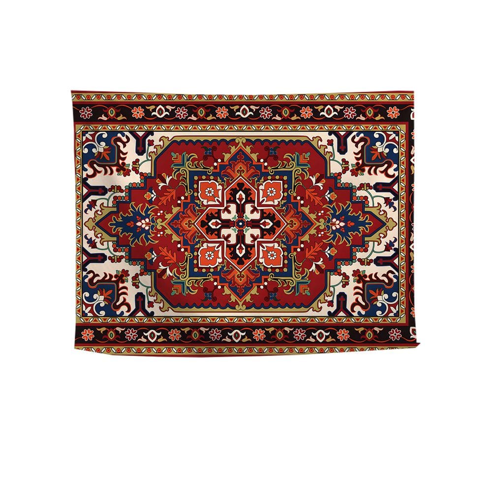 Tapeçaria de parede em microtecido geométrico persa 150x100cm