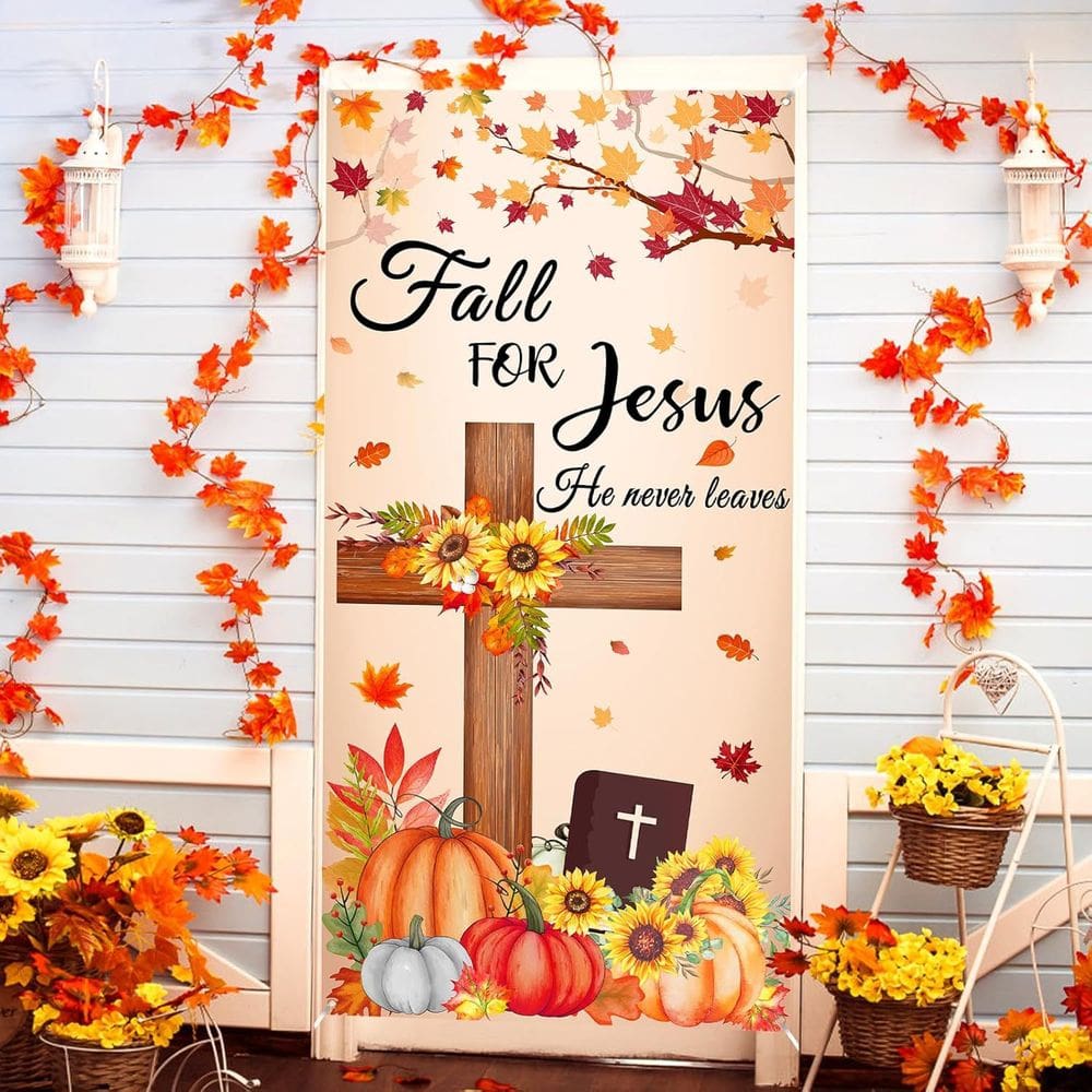 Tapeçaria de parede Apaixone-se por Jesus que ele nunca deixa 180x90cm