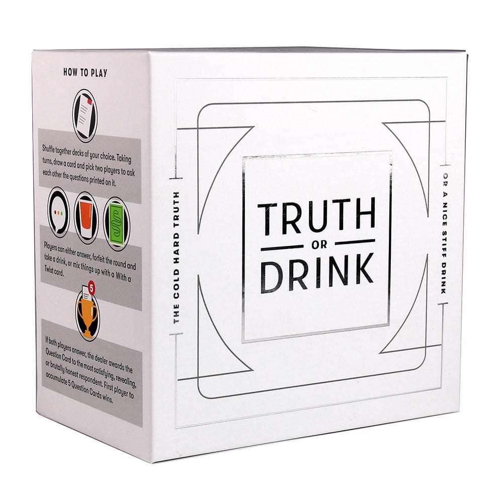 Jogo de cartas Truth Or Drink Family com cartas de baralho de tarô