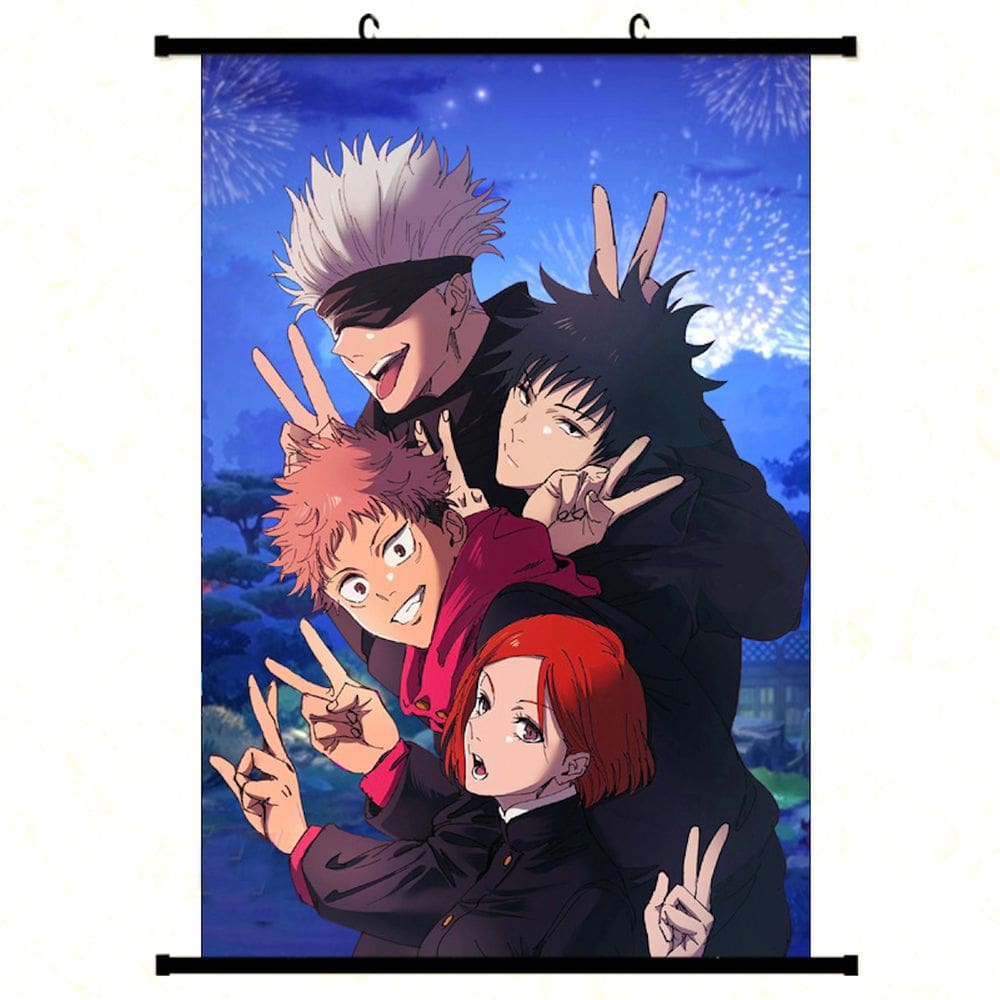 Pôster de decoração de parede Jujutsus Kaisens Gojos Satorus Itadoris Yujis Kugisakis Noba