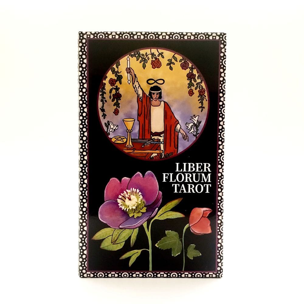 Jogo de cartas Tarot Deck Liber Florum Family com 78 cartas