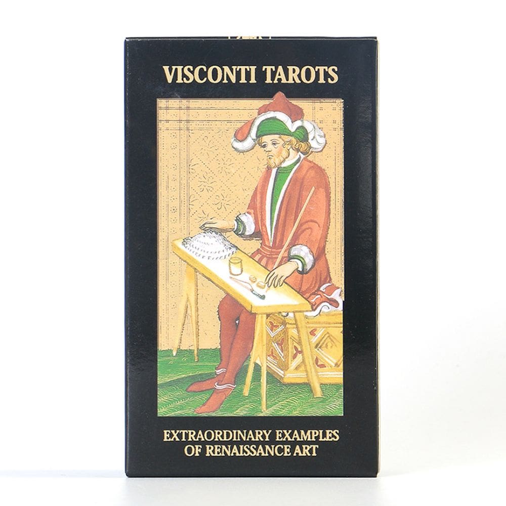 Jogo de cartas Visconti Tarot Deck para festa em família