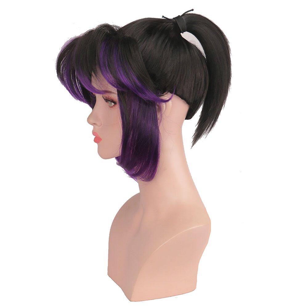 Peruca de cosplay Kochous Shinobus, traje de anime com cabelo sintético