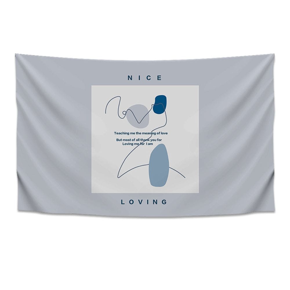 Tapeçaria Nice Loving Wall Aesthetic Painting 130x100cm